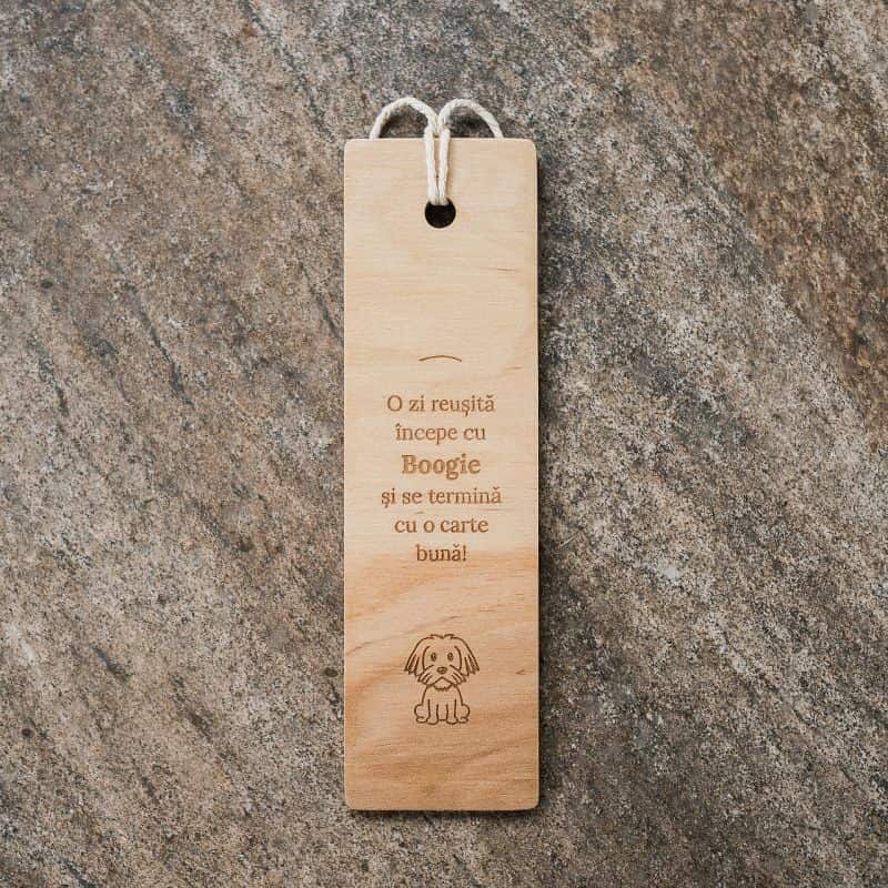 Semne de carte din lemn de mesteacăn, gravate cu mesaje personalizate Semne de carte din lemn de mesteacăn, gravate cu mesaje personalizate