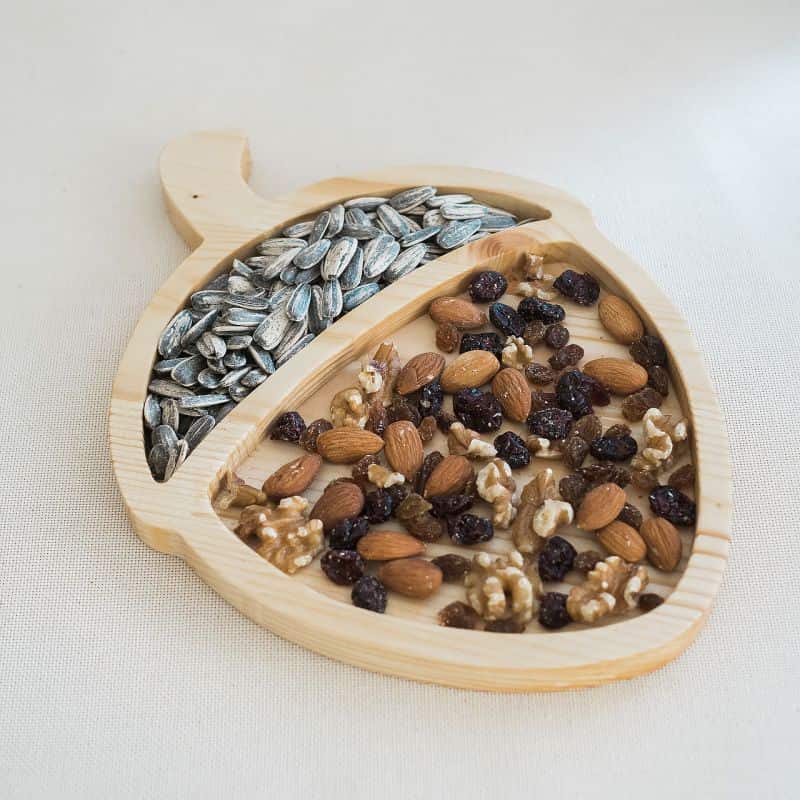 Tăviță de lemn, Aluniță, pentru deserturi și filme preferate